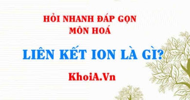 Liên kết ion là gì, ví dụ về liên kết ion? Hỏi nhanh đáp gọn môn Hoá
